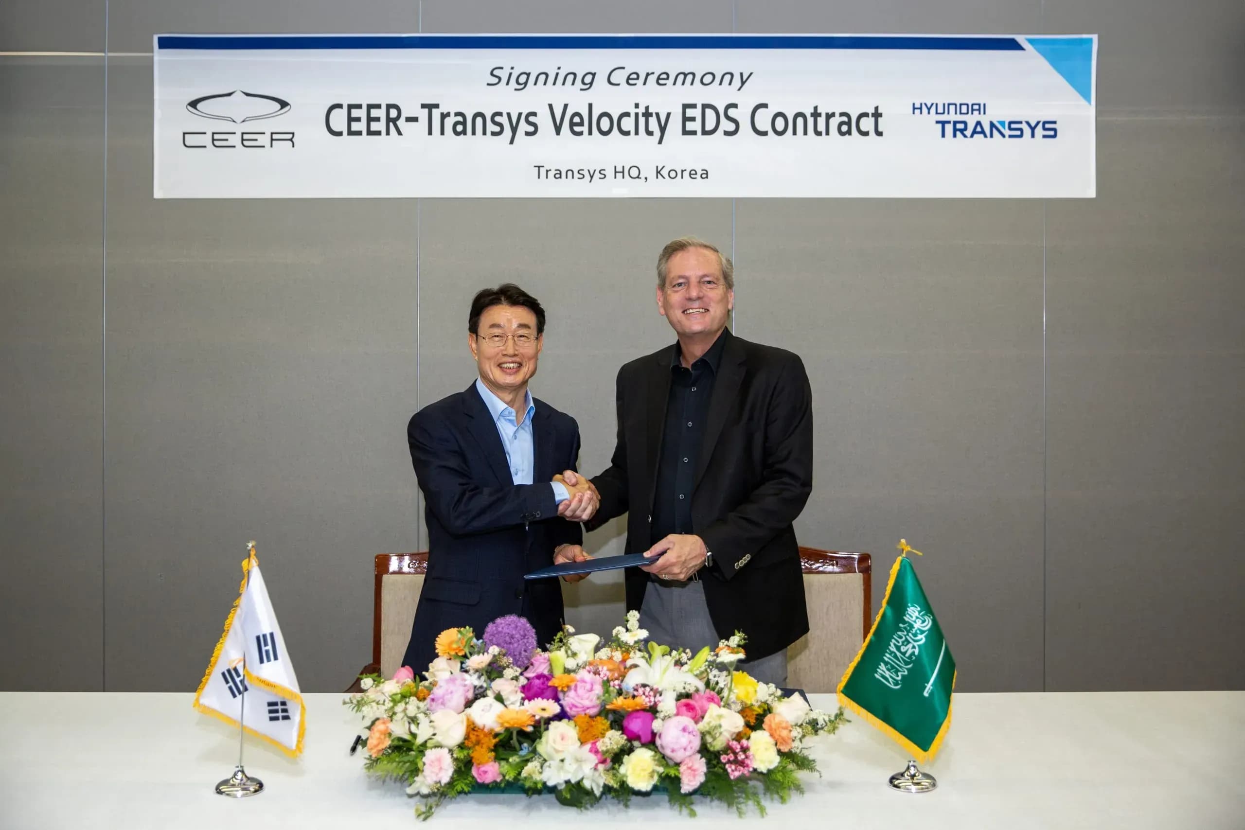 Ceer Signs SAR 8.2 billion (USD 2.18 billion) Contract for the Supply of Hyundai Transys’ Advanced Electric Vehicle Drive Systems